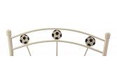 3ft Single Football Soccer White Metal Bed Frame With Pullout Guest Bed 2